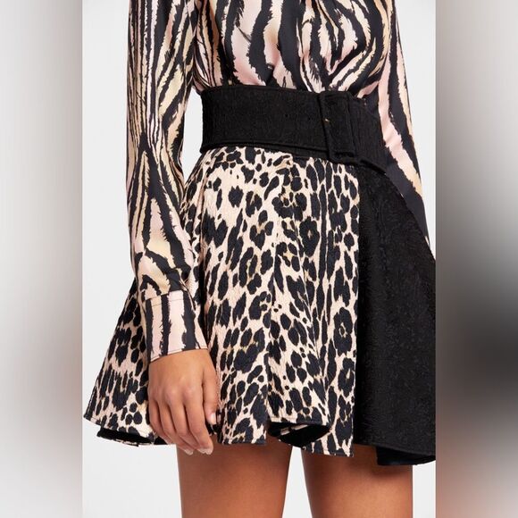 Roberto Cavalli Queen Of Sicily-Print Mini Skirt size 40/us size 4 - Picture 1 of 16